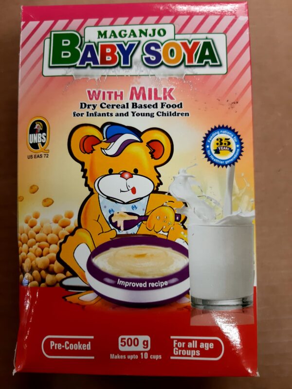 Baby soya with milk