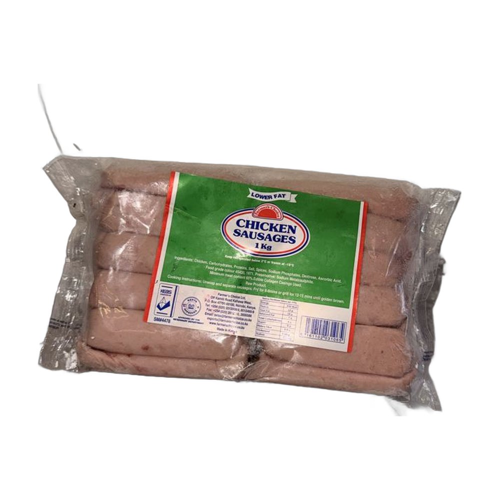 Farmer's Choice Chicken Sausages 1kg Farmer's Choice Chicken Sausages 1kg